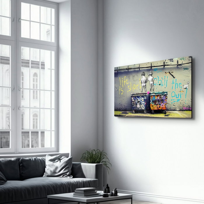Wallity OGLS-8078 Pintura Decorativa de Vidrio Templado 70 x 110 cm Wallity OGLS-8078 Pintura Decorativa de Vidrio Templado 70 x 110 cm